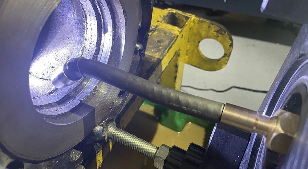 Welding Processes with Portable Line Boring Machines